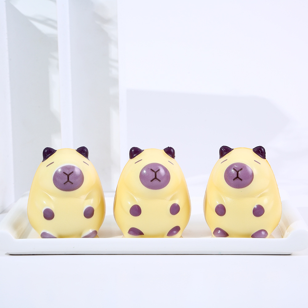 Nueva pU de rebote lento lindo huevo de descompresión pellizcando música juguete de ventilación muñeca de regalo de alto rebote para niños image 15