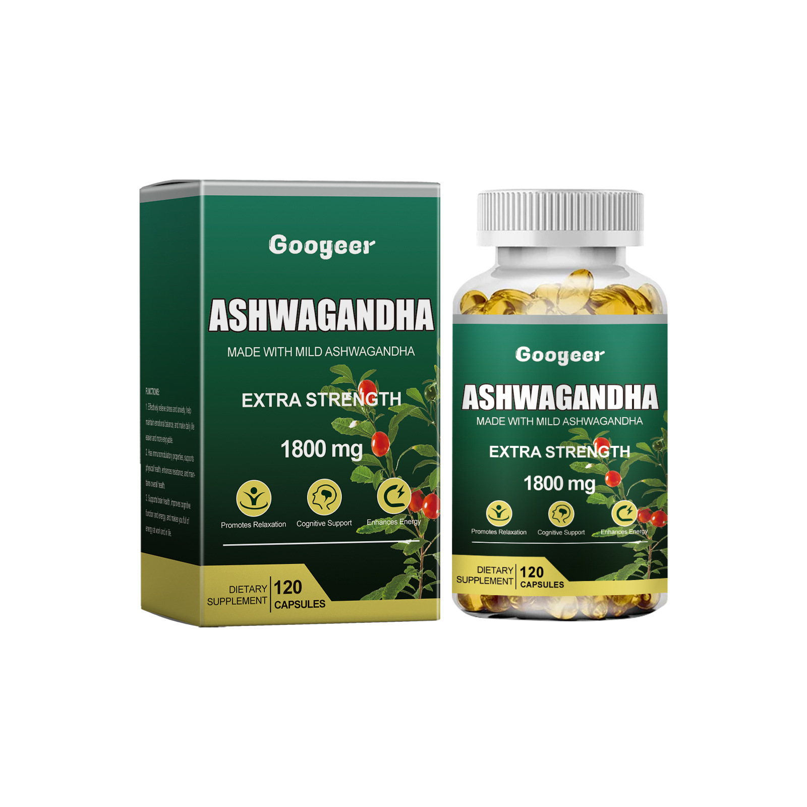 Suplemento dietético Googeer – tratamiento corporal natural, cuidado integral de la salud