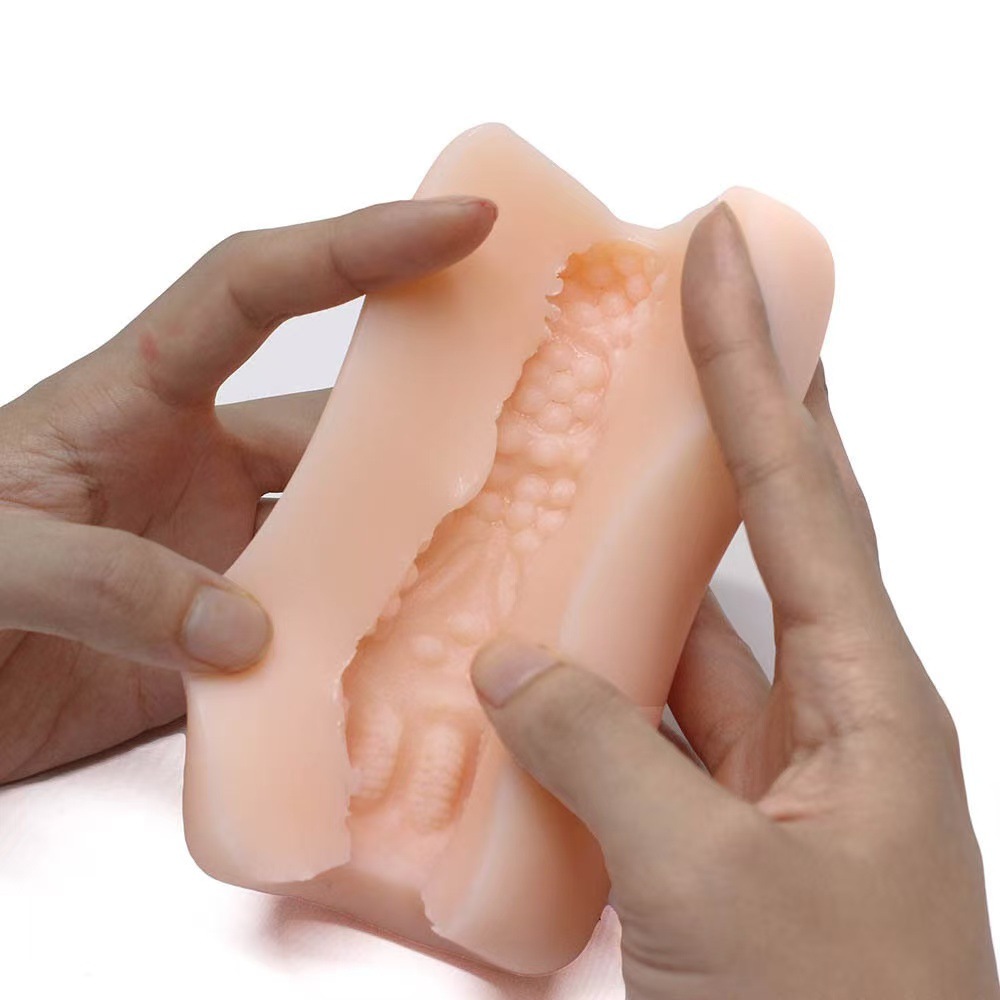 Moldable TPE Male Masturbator Strip with Realistic Channel, Portable Training Cup — detail image 7