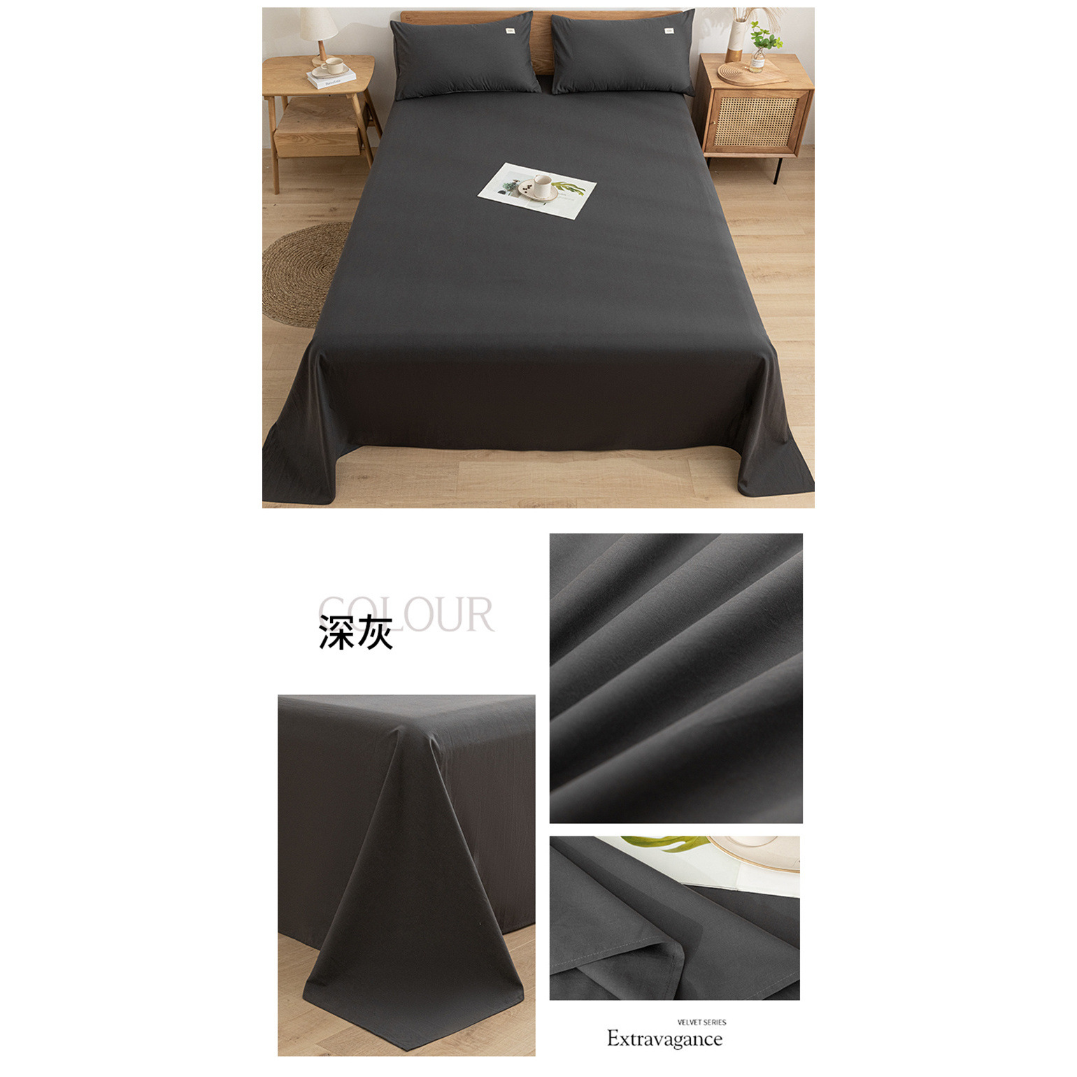 Otoño e invierno engrosado sábanas de algodón 100 sola colcha de algodón único colchón tres conjuntos de dormitorios de estudiantes para una persona doble