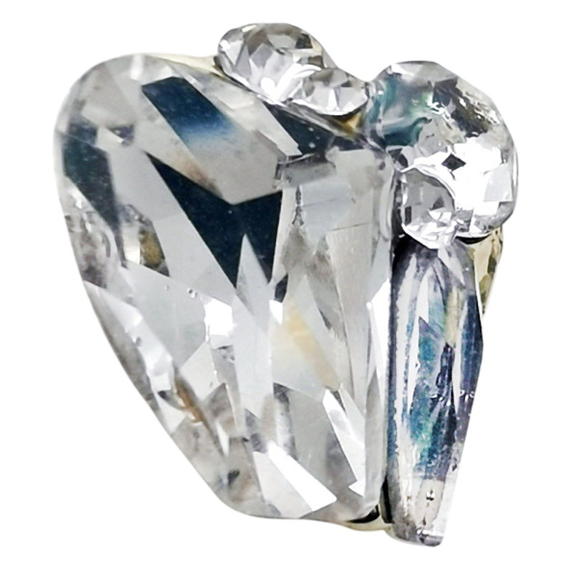 2024 nuevo Mocha pila diamante tridimensional joyería de uñas mezclado lote aleación rhinestone hacha amor rhinestone fábrica al por mayor