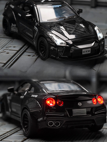 [Loose] Build-in Yuan 1:32 Daily Output GTR Alloy Car Model, Lucky Toy Car, Car Model Decor, Wholesale