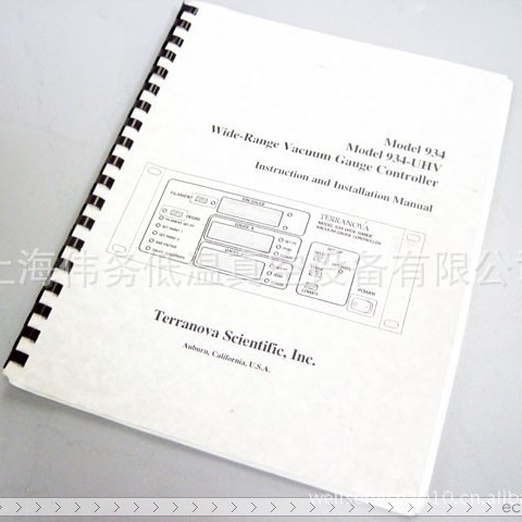 Duniway 934 Manual