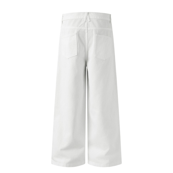 Summer Japanese solid color retro trousers for leisure