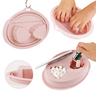Cross-Border New Product Manicure Hand Soaking Bowl to Soften Dead Skin Hand Care Hand Soaking Basin to Soften Nails Nail Soaking Bowl