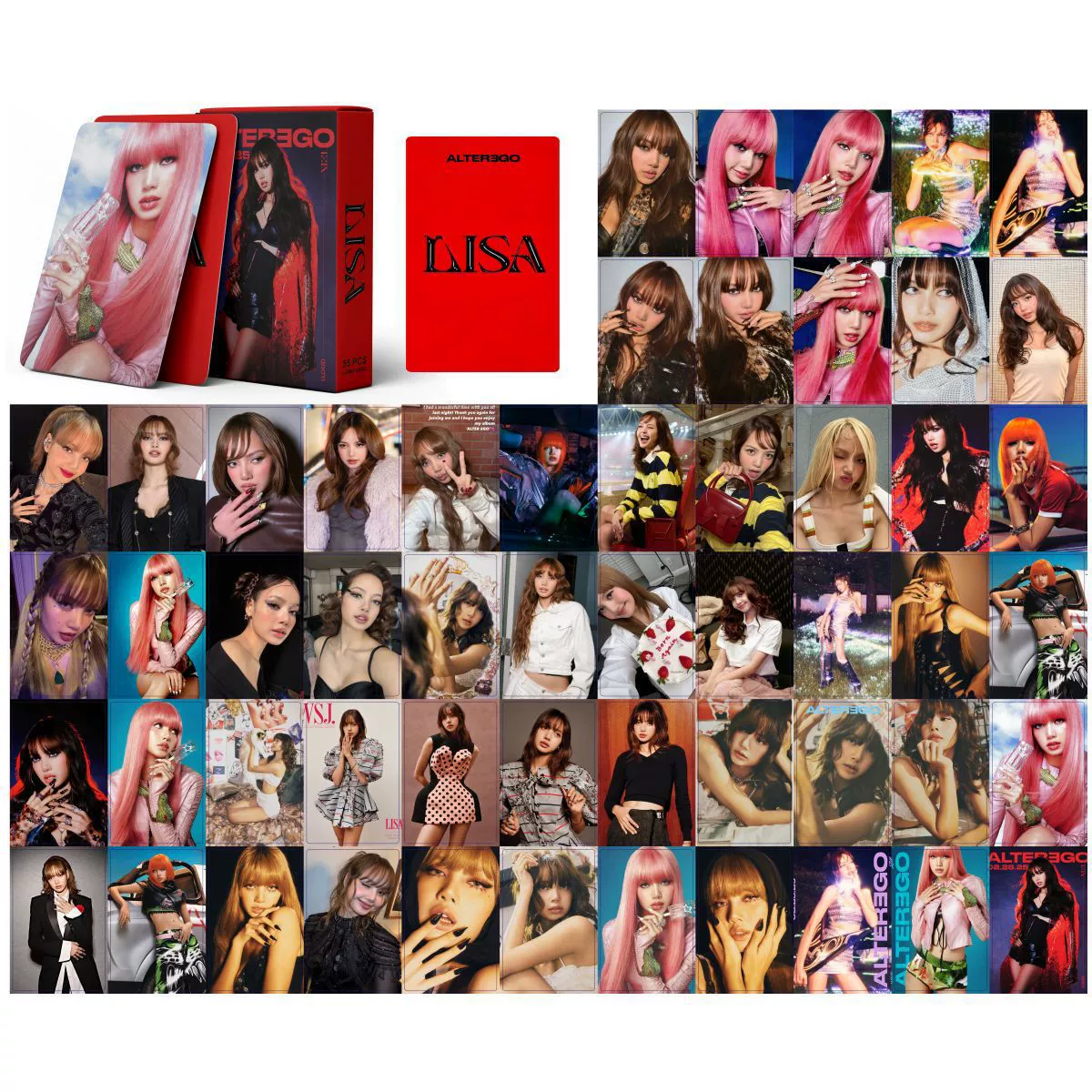 55 фото в наличии BP powder LISA laser card album Alter Ego card lomo card