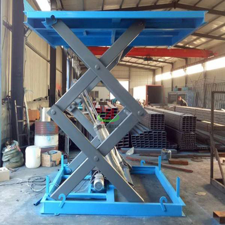 定制仓库固定液压升降货梯 大吨位电动货物举升机 小型简易升降机