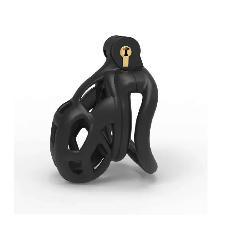 Chastity lock Cobra second generation, 3D-printed male chastity cage, multiple inner diameters