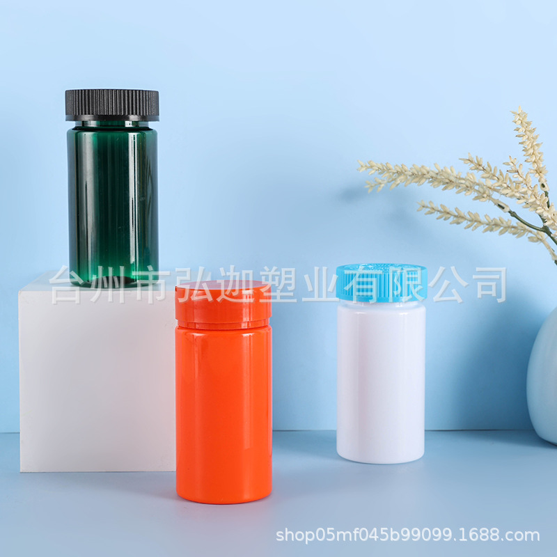 Botella de plástico blanco leche botella de PE Qianlin botella de calcio botella vacía botella de taurina botella de productos de salud al por mayor