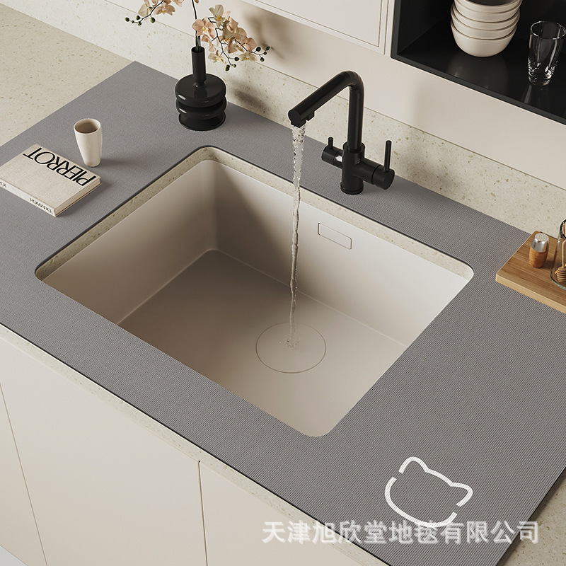 キッチンカウンタートップ排水マット蛇口シンク吸収マット浴室トイレシンク速乾性フロアマット|undefined