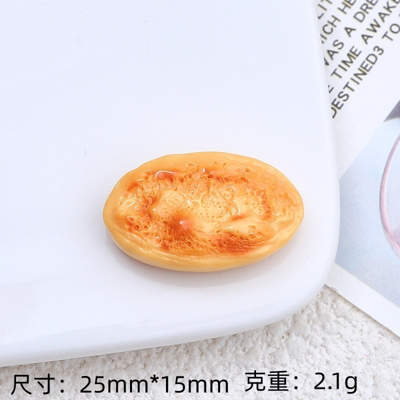 可爱小熊面包食玩卡通手工diy饰品配件发夹材料奶油胶树脂小配件|undefined