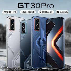 2025新款爆款 GT30Pro7.3寸跨境手机16+1T支持快充安卓智能批发5G