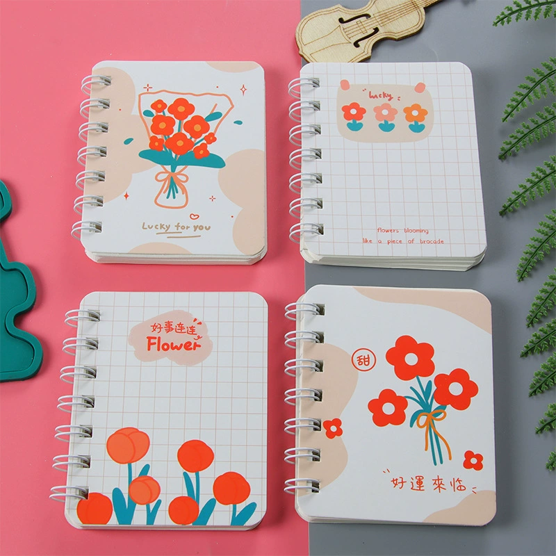 A7 Rollover Coil Mini Notebook Journal Office Notepad