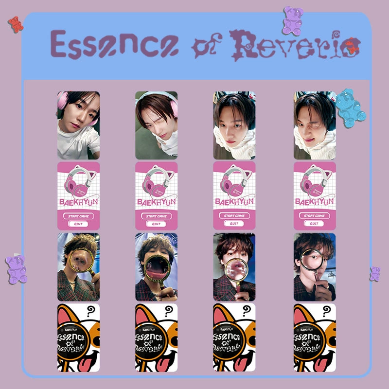 EXO Baekhyun BAEKHYUN MINI5 Альбом ESSENCE OF REVERIE HELL082 Маленькая карточка