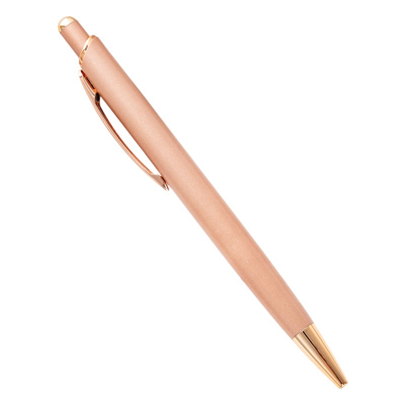 Prensa Bolígrafo De Metal al por mayor logotipo láser estudiante escritura regalo publicidad pluma en stock