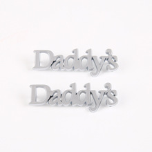 厂家制作高光标牌abs塑料铭牌门牌个性车标电镀银色汽车装饰贴