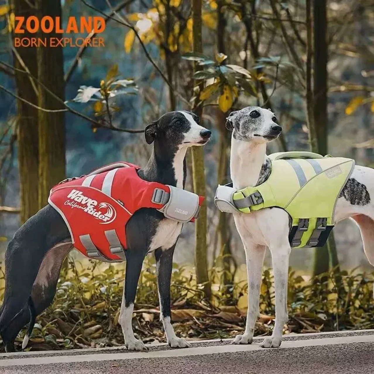 Купальник для собак через границу, устойчивый к разрыву спасательный жилет для собак, регулируемый плавающий купальник для средних и крупных собак со светоотражающими полосками.