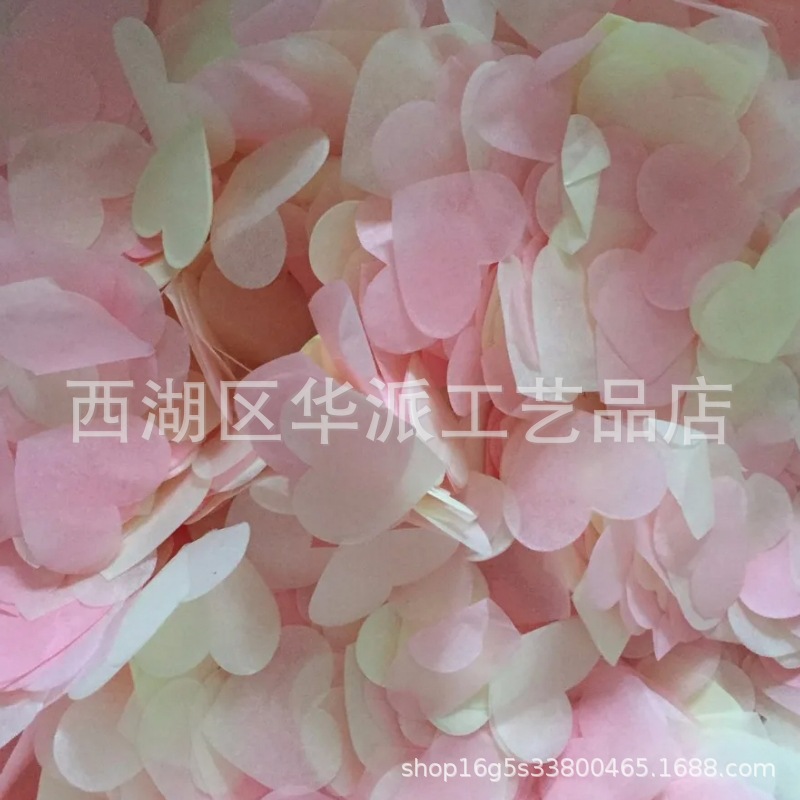 10g colorido 2.5cm confeti de amor fiesta de bodas de San Valentín sosteniendo pétalos globos transparentes relleno de bola de olas