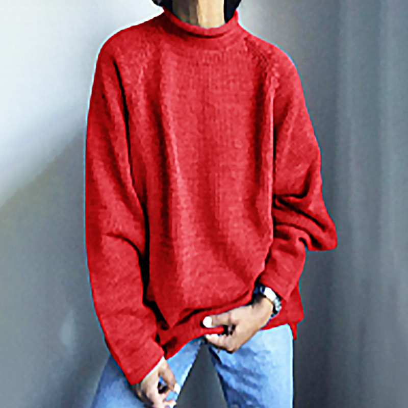 Suéter de punto fino de longitud media para mujer, estilo europeo y americano, color sólido, holgado e informal, novedades de primavera