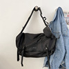 Nylon one-shoulder bag for beloved, capacious demi-season bag strap, backpack, simple and elegant design, wholesale
