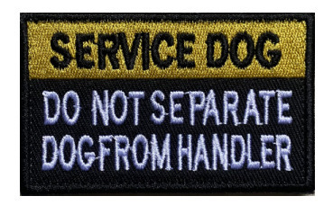 Jiao Sheng Dog Logo Embroidered Fabric Patch Magic Outdoor Supply Amazon Bag Matching Embroidered Fabric Patch Arm Band Magic