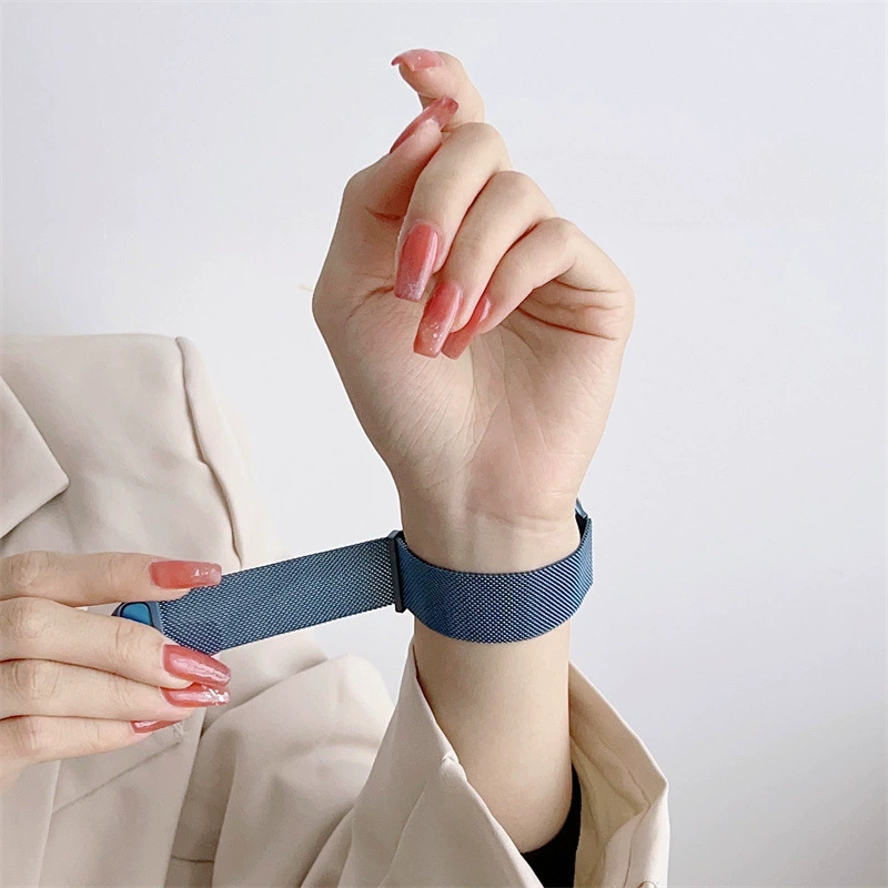 Roundtail Magnetic Milan Starlight Metal Ribbon is suitable for S78IWATCH654SE apple watches with men and women