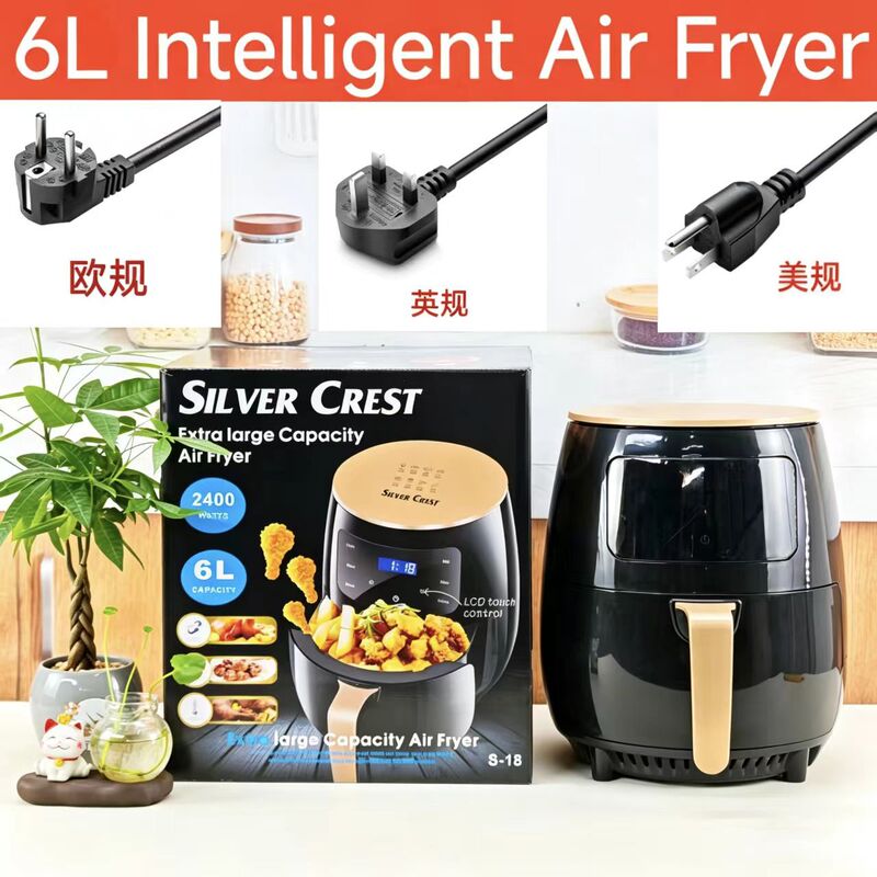 New Model Air Fryer, Household Large-Capacity French Fries Machine, Multi-Functional Electric Fryer, Cross-Border New Model Air Fryer, Household Large-Capacity French Fries Machine, Multi-Functional Electric Fryer, Cross-Border