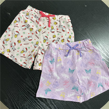 出口日本 尾单 儿童  女童 夏季 卡通 短裤 110-130码