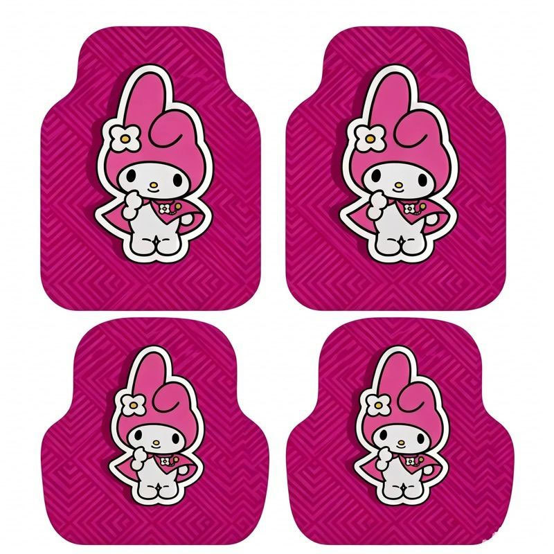Dropshipping Cartoon Simple Versatile Silk Loop Car Interior Mat, Mud-Scratch-Resistant, Dirt-Resistant, Wear-Resistant, Easy to Clean Floor Mat