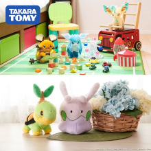 正版TOMY/多美卡 宝可梦亮睛睛毛绒系列 皮卡丘公仔玩偶儿童玩具