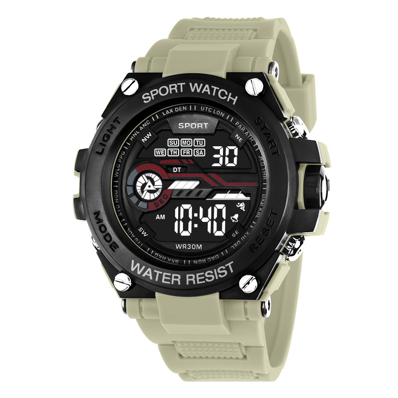 Reloj electrónico de alarma de estudiantes de moda juvenil nocturna simple relojes electrónicos de deportes al aire libre relojes electrónicos al por mayor