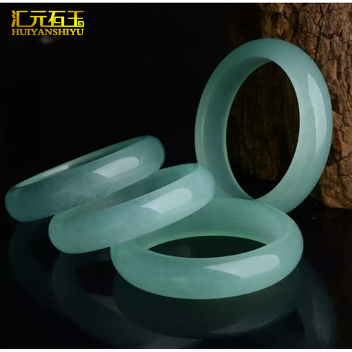 Emerald color light green jade bracelet women's new jade bracelet quartzite jade bracelet manufacturer wholesale sales gifts