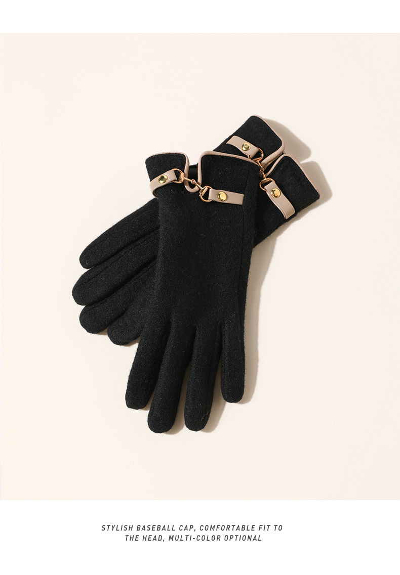Daily Occasion Women's Simple Style Solid Color Gloves