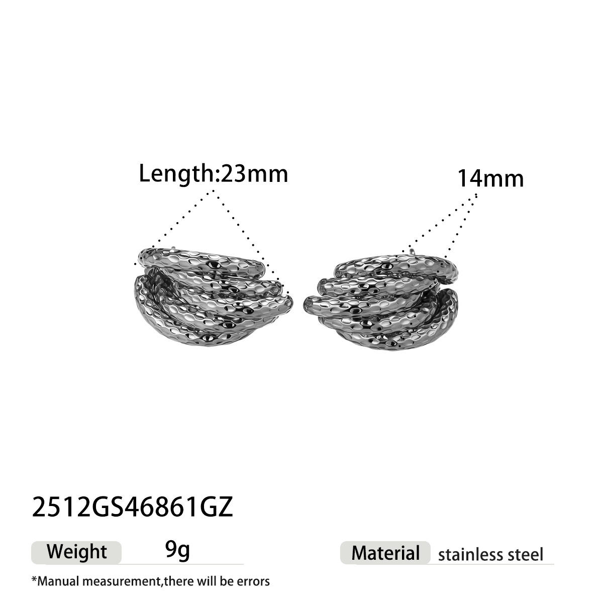 TENA aretes de acero inoxidable geométrico de alta calidad, aretes de acero dorado, joyerías de acero de titanio de venta caliente transfronteriza para mujeres