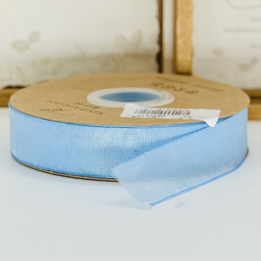 Coreano de alto nivel brillante color neto cinta de regalo caja de regalo pastel de flores embalaje transparente cinta para el cabello