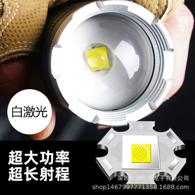 UV fənərlər adjustable zoom, rechargeable, for outdoor use, laser