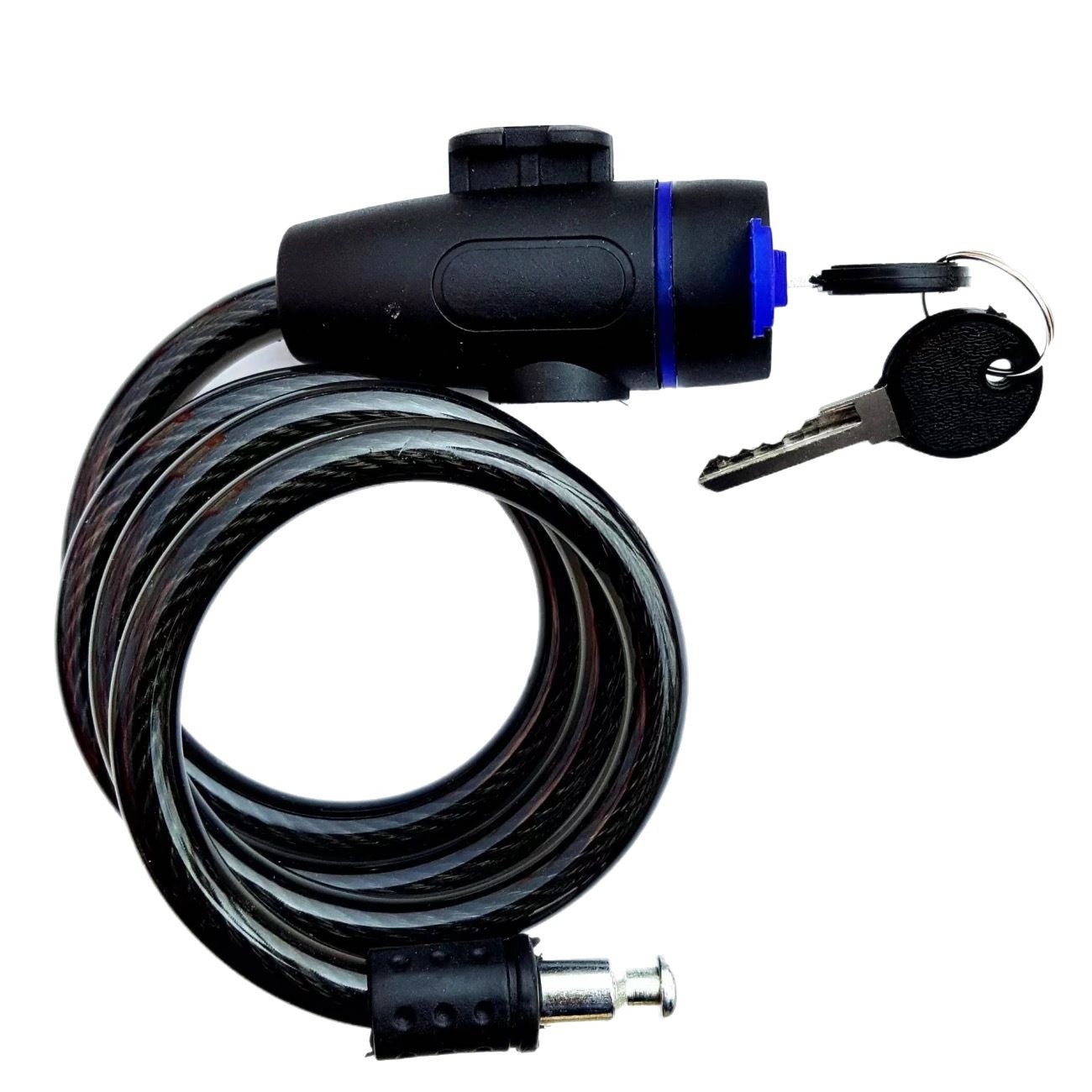 Cerradura de bicicleta cerradura de anillo portátil antirrobo cerradura de alambre de acero para automóviles eléctricos accesorios de bicicleta cerradura de automóviles sin marco de cerradura