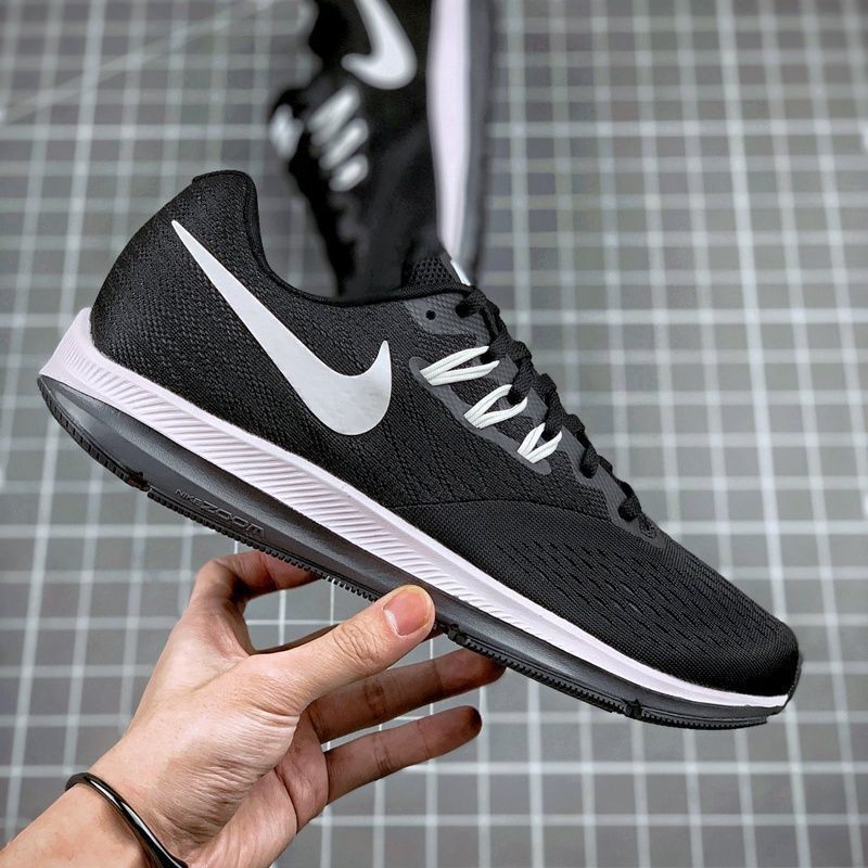 Pure Original Running Shoes Zoom Winflo4 Black and White Cushioning Casual Air Cushion Breathable Sports Running Shoes 898466-001 Pure Original Running Shoes Zoom Winflo4 Black and White Cushioning Casual Air Cushion Breathable Sports Running Shoes 898466-001