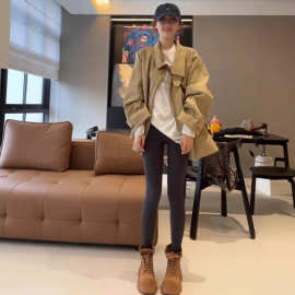 卡其色短款风衣外套女2025新款早春秋小个子高级感超好看韩系日系