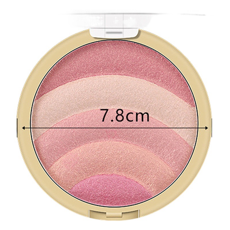 Disco de sombra de ojos en polvo para hornear de cinco colores especial transfronterizo