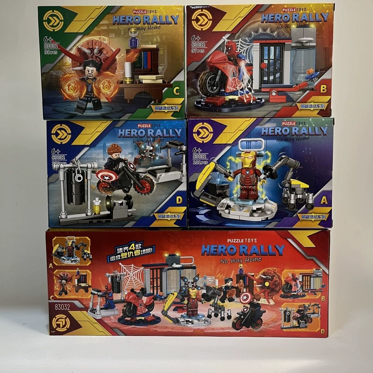 積智星 The Avengers, герои, мотоцикл, конструктор, игрушка, паук, ручная сборка