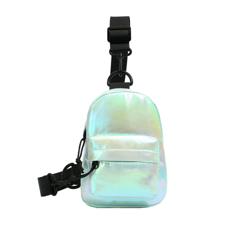 Bolsa de pecho de moda coreana para hombres y mujeres, colorido exterior, mini mochila para niños, 2026 nuevo tipo de bolso para niños