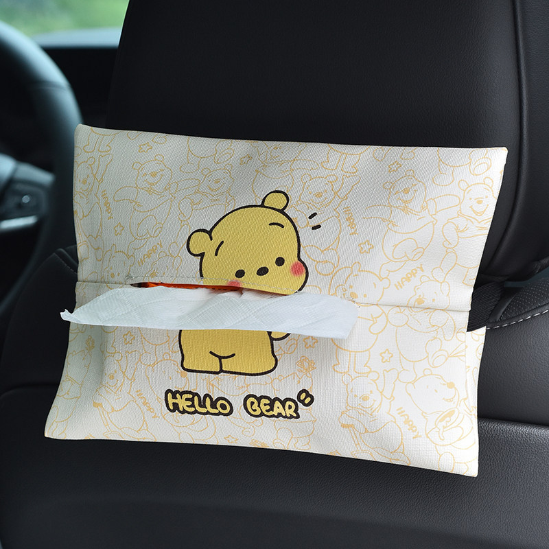 Car tissue box/set, Other Box Automotive Paper Box Car - winnie-the-pooh-car-tissue-cover
