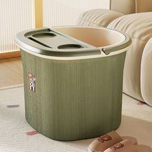 三层保温泡脚桶按摩泡脚盆加高加厚养身泡脚桶家用宿舍按摩泡脚桶