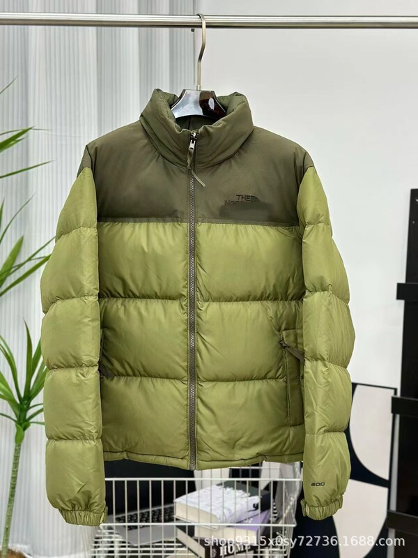 北脸冬季爆款美版羽绒服男女情侣款加厚防寒白鸭绒外套潮流宽松版|undefined