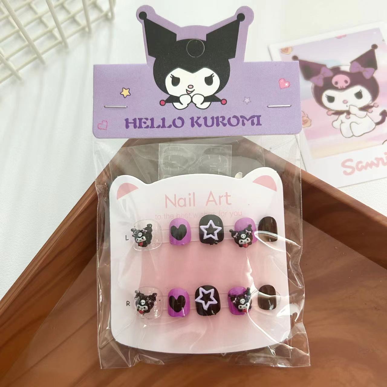 Niños dibujos animados estereoscópicos pegatinas de uñas niñas parches de uñas bebés desmontables impermeables uñas al por mayor