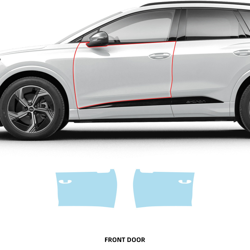 Audi Q4 e-tron máquina especial para cortar TPU invisibles ropa de automóvil película transparente para todo el automóvil pintura película protectora pre-corte
