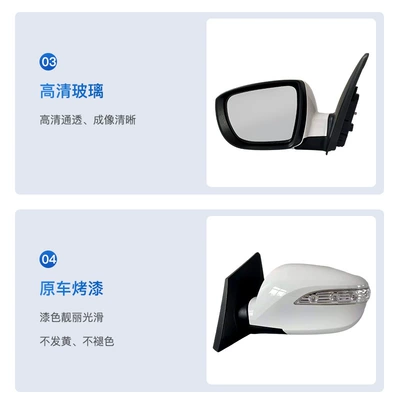 Rear mirror/rearview mirror assembly Folding, Same Model as Original Car