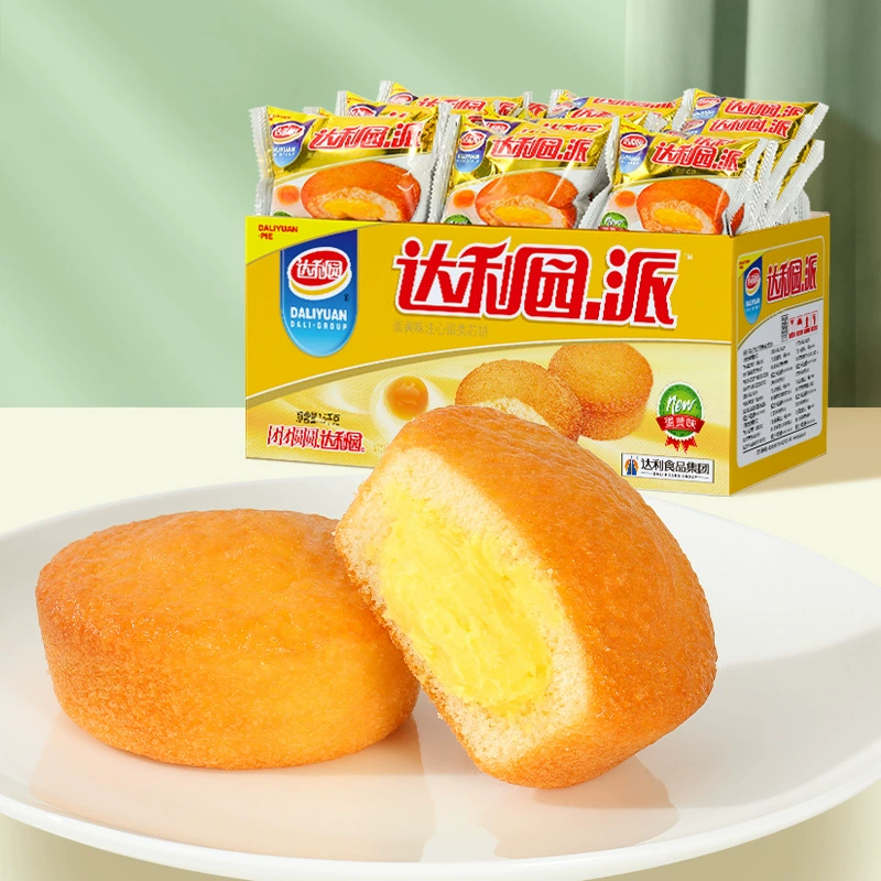 Снежное пирожное (Daliyuan) с яичным желтком и клубничными пирогами, assorted вкусы, несколько размеров упаковки