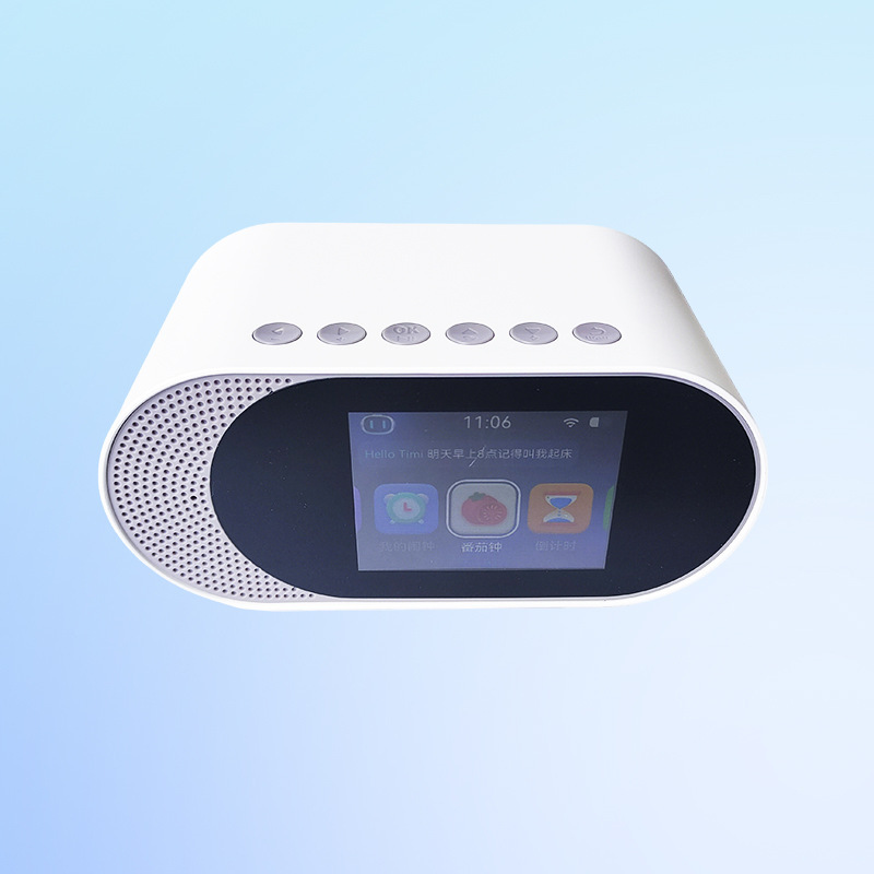 子供用AIインテリジェント目覚まし時計は音声認識をサポートし、早期教育音声AI学習タイムタイマー知育玩具|undefined